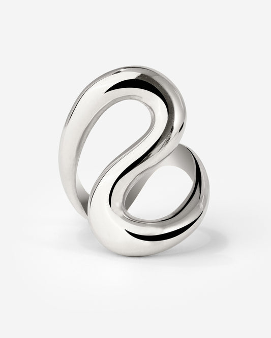 Coiled Anello Argento