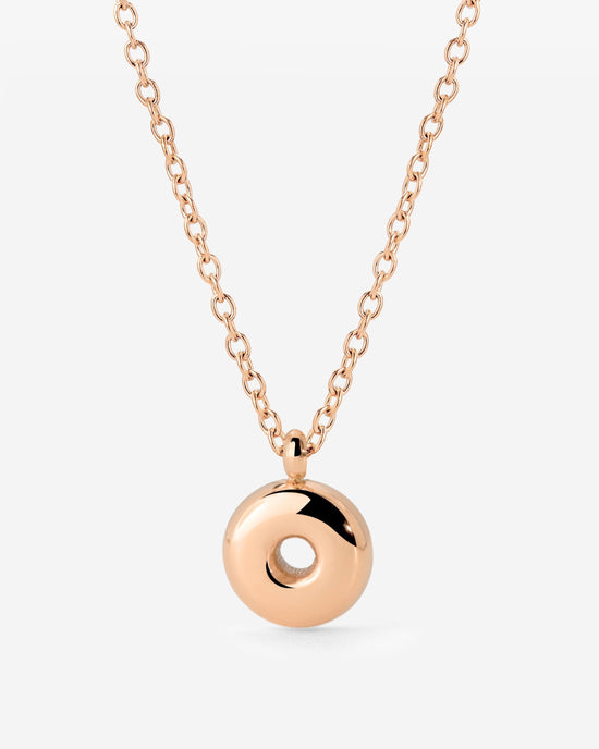 Bubble Letter Collana Oro Rosa