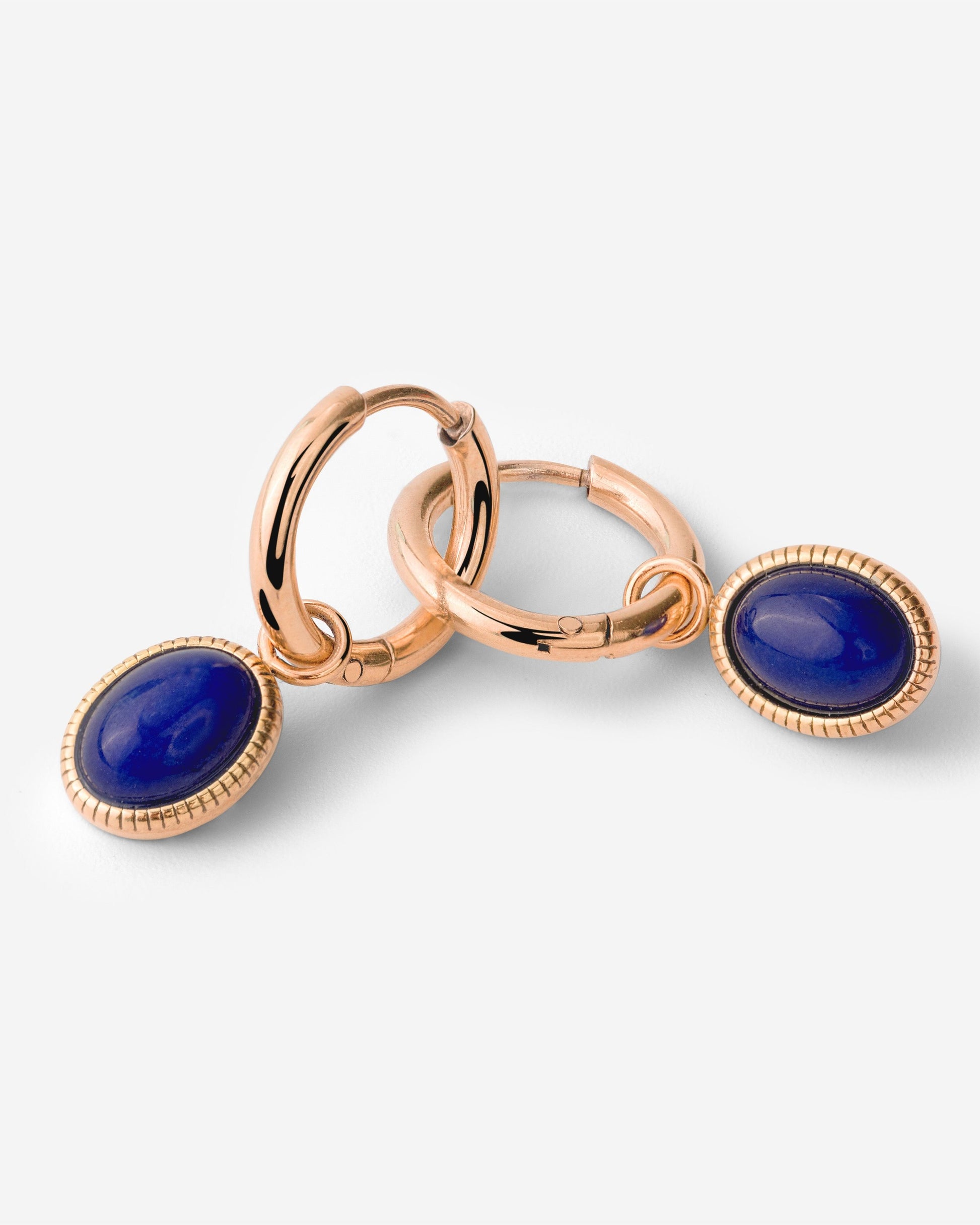 Deep Sea Hoop Set Small Oro Rosa