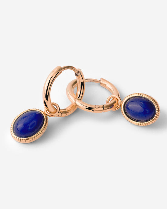 Deep Sea Hoop Set Small Oro Rosa