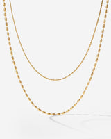 Droplet Double Collana Oro