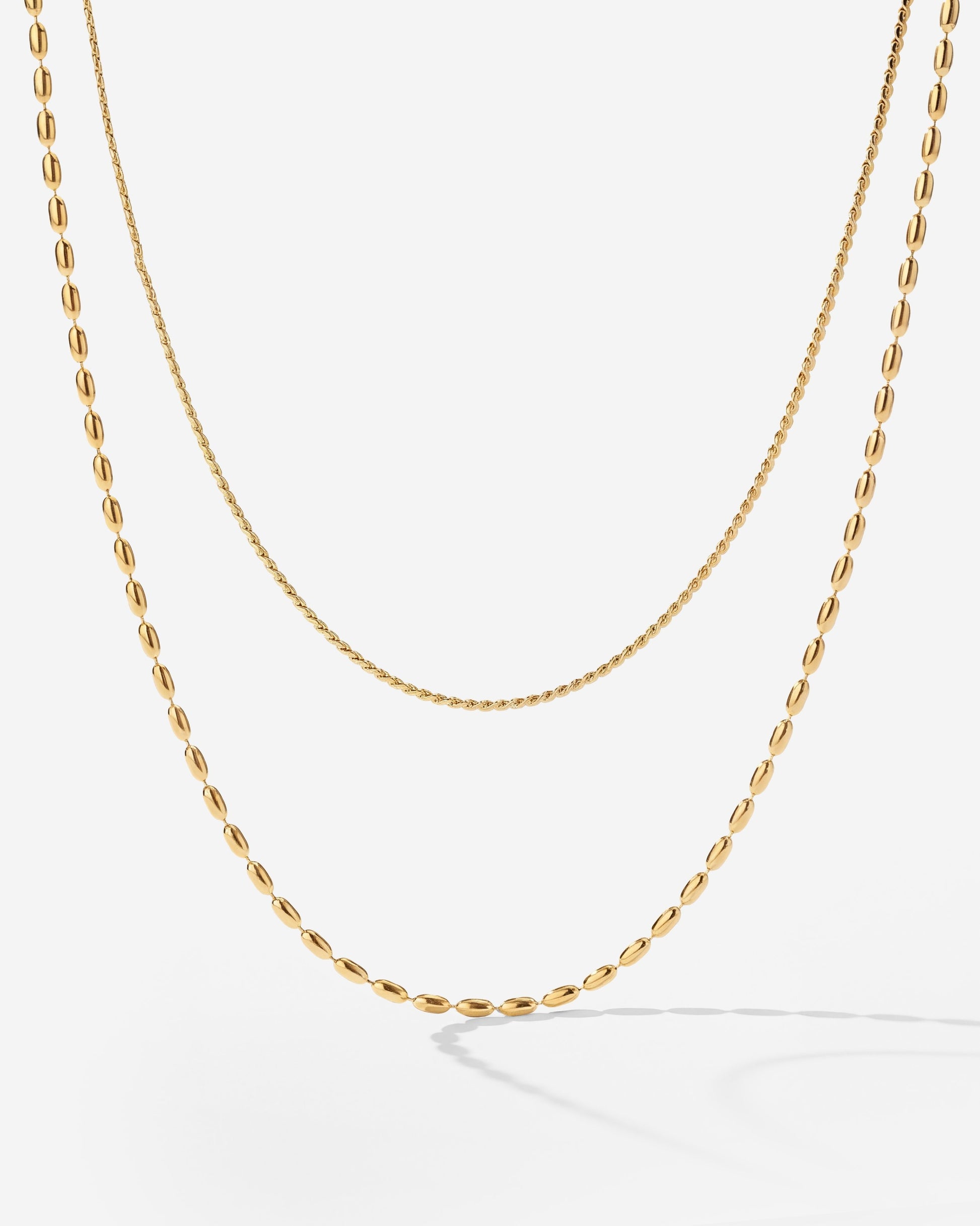 Droplet Double Collana Oro