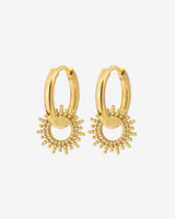 Sunny Hoop Set Small Oro