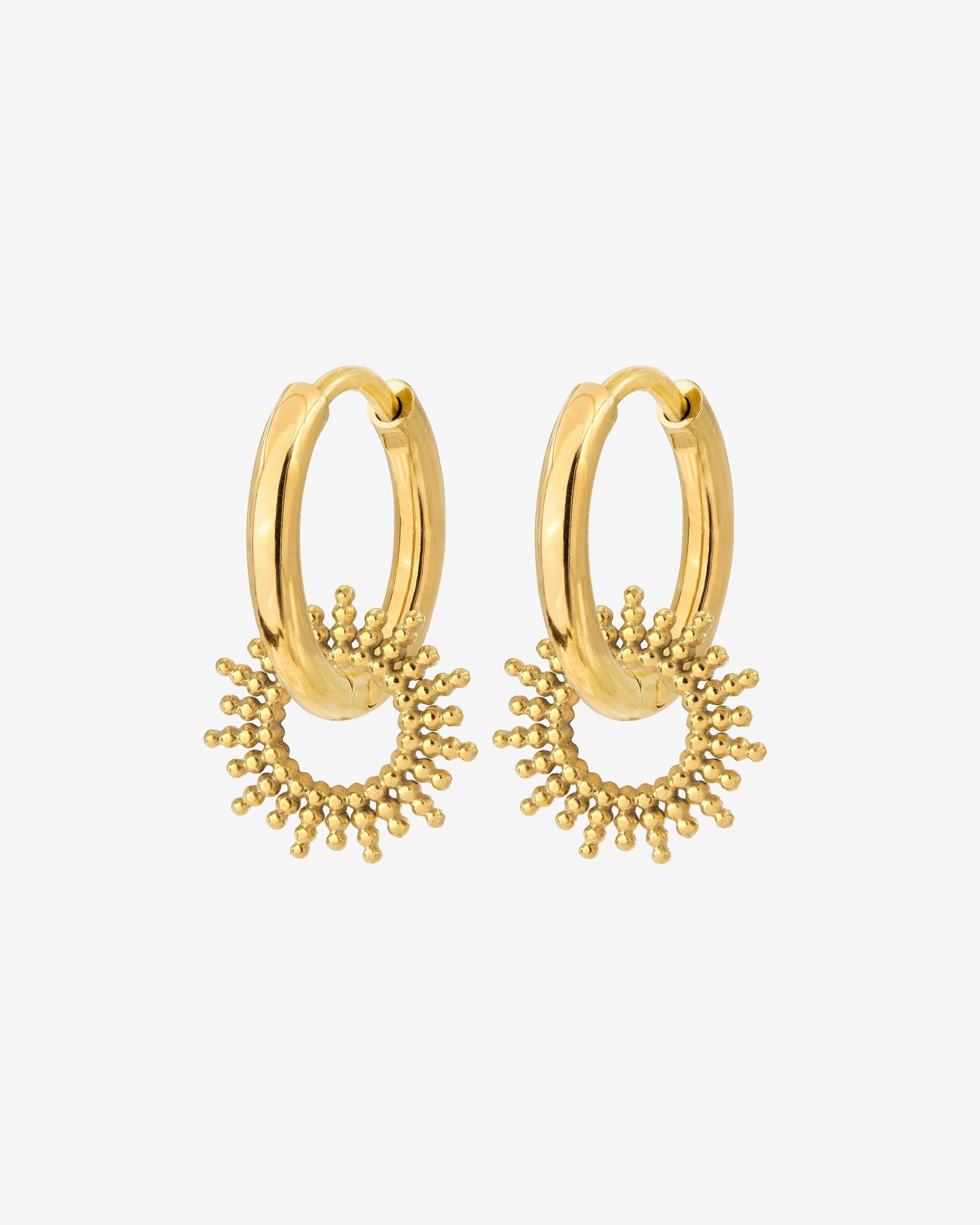 Sunny Hoop Set Small Oro