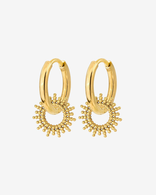 Sunny Hoop Set Small Oro