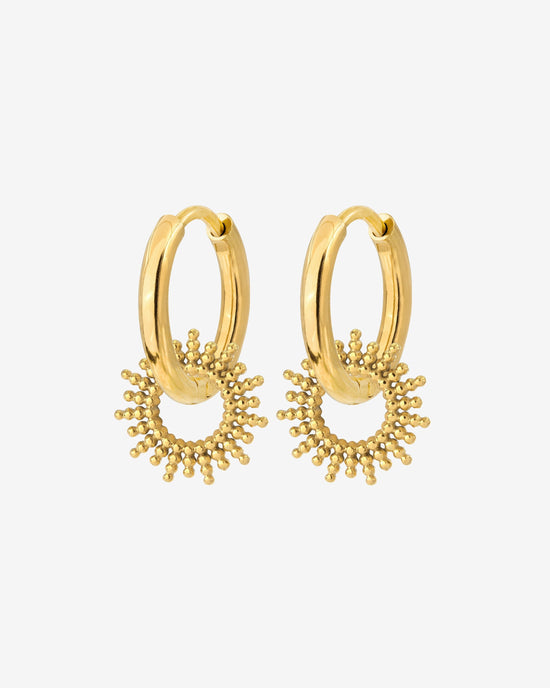Sunny Hoop Set Small Oro