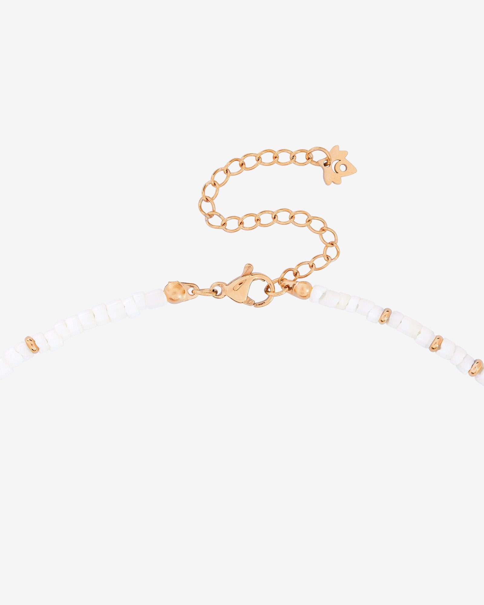Puka Shell Collana Oro Rosa