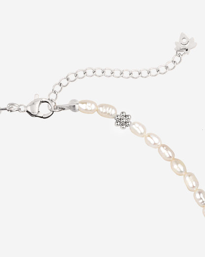 Blossom Pearl Choker Argento