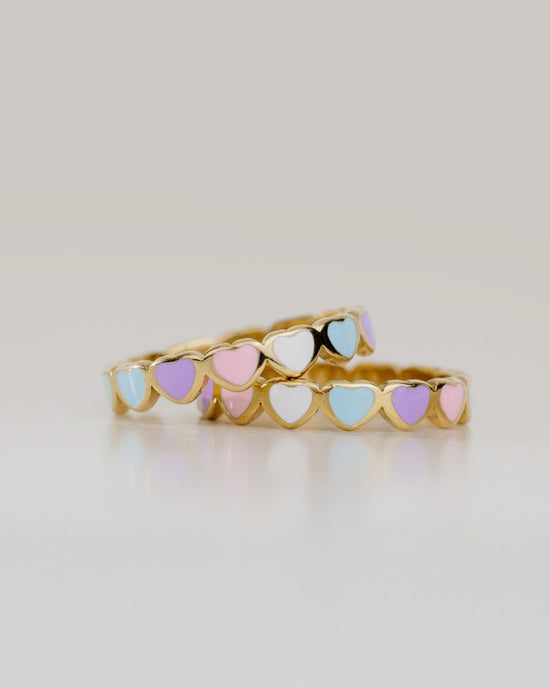 Pastel Hearts Anello Oro
