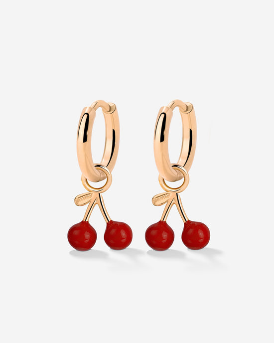 Very Cherry Hoop Set Baby Oro Rosa