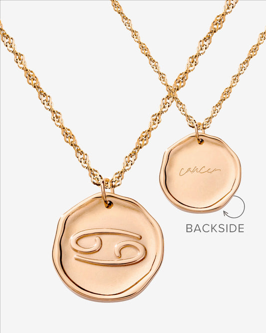 Zodiac Collana - Cancro Oro Rosa