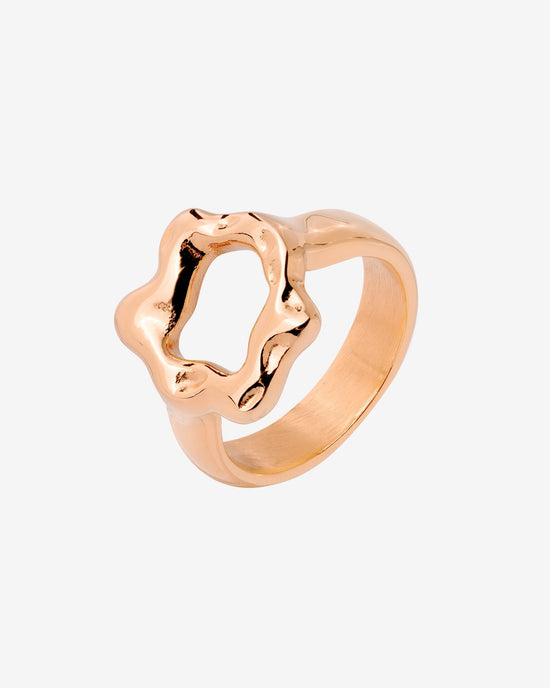 Melting Donut Anello Oro Rosa