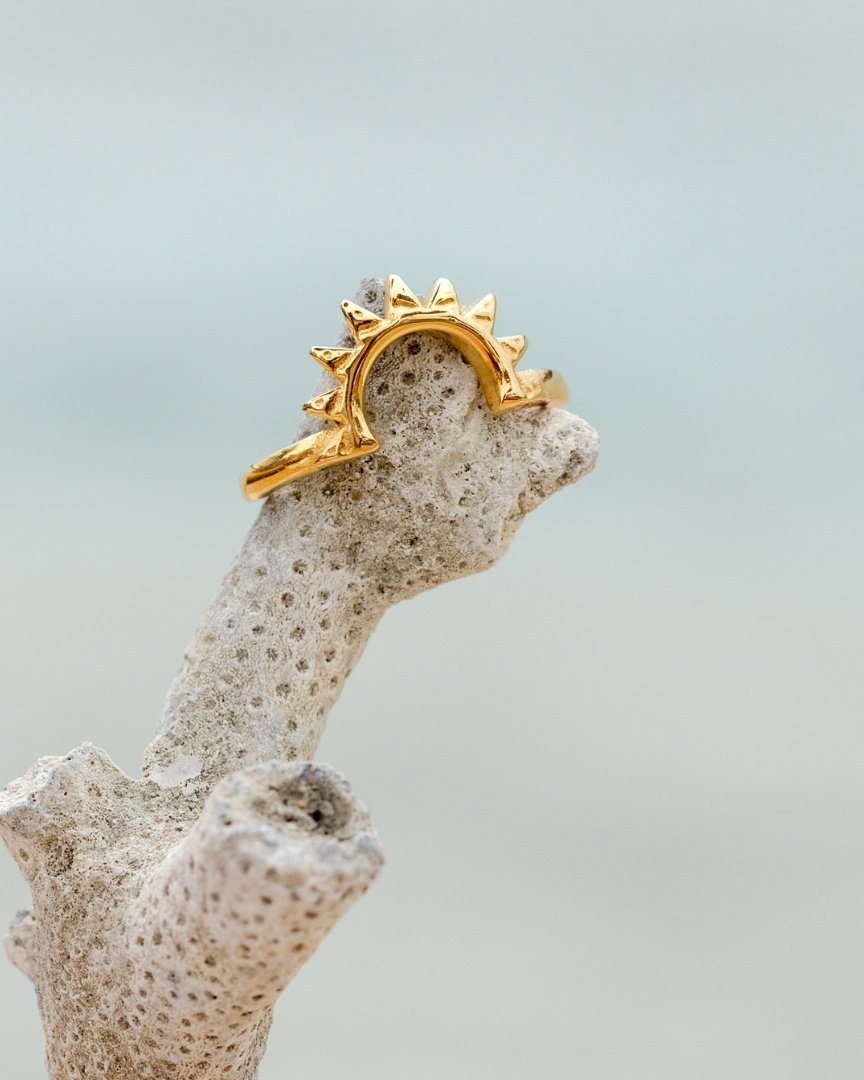 Sun Ray Anello Oro