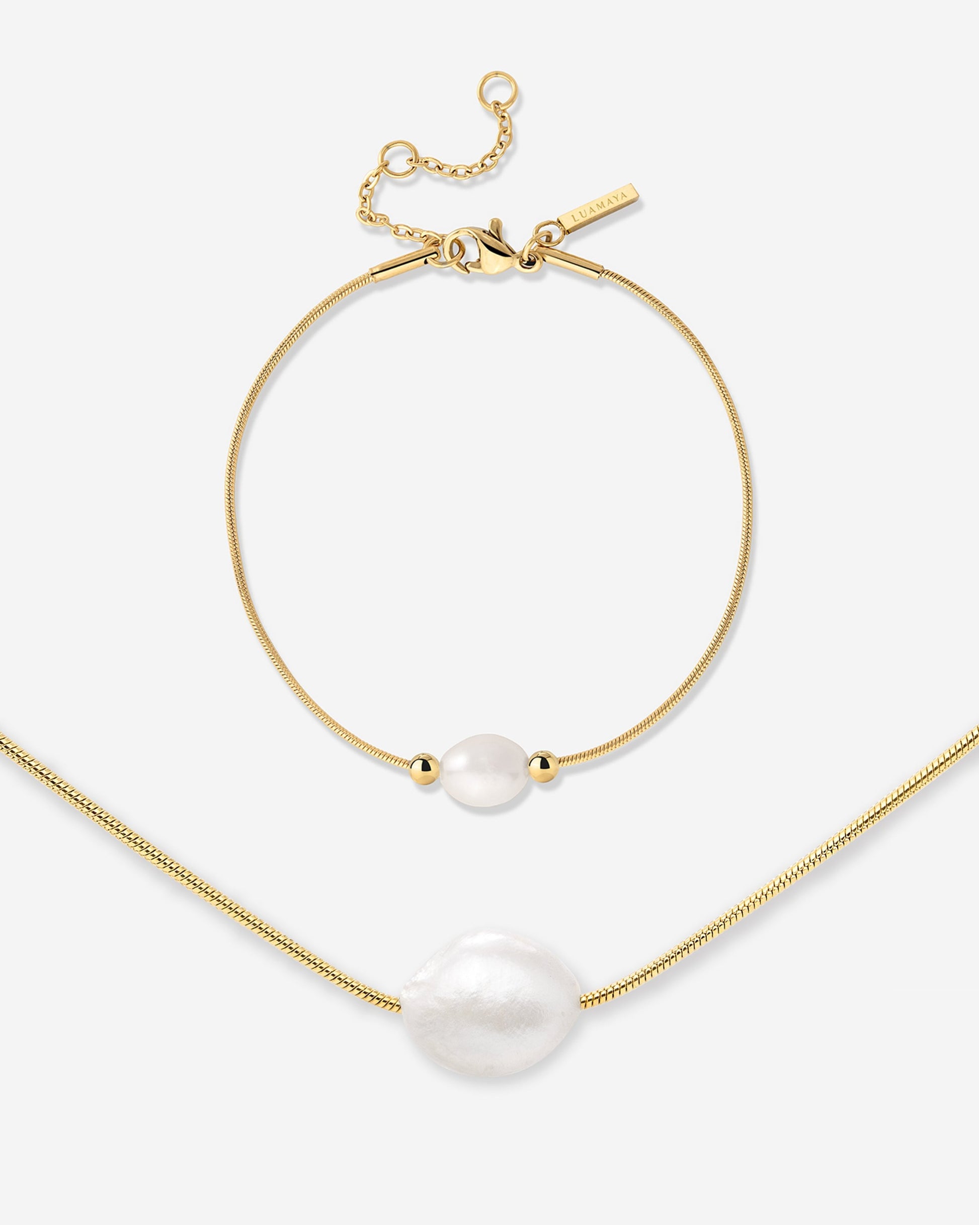 Minimalist Pearl Bundle Oro