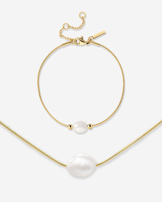 Minimalist Pearl Bundle Oro