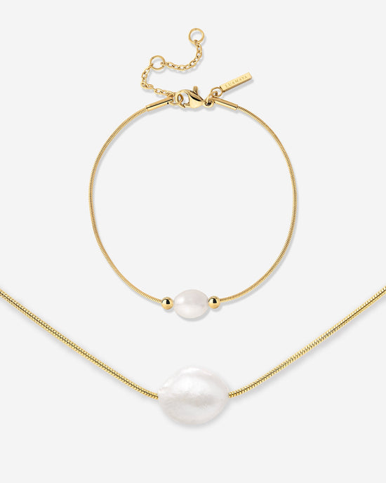 Minimalist Pearl Bundle Oro
