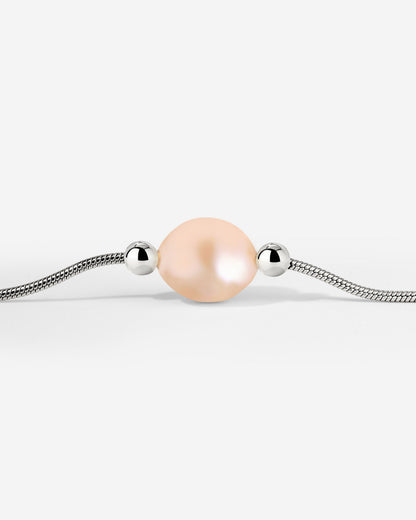 Blush Pearl Bracciale Argento