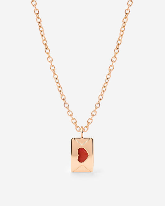 Love Letter Collana Oro Rosa