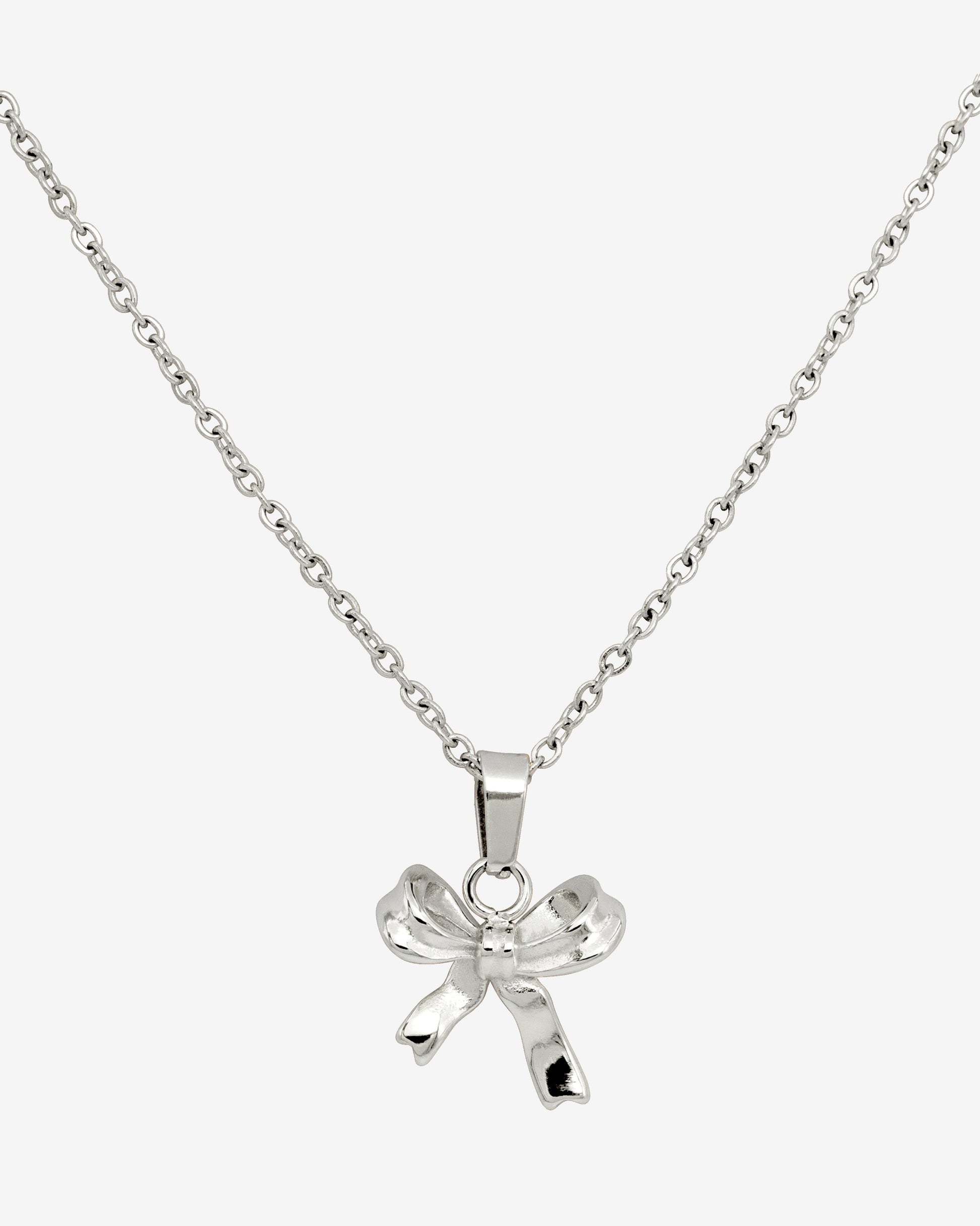 Pretty Ribbon Collana Argento