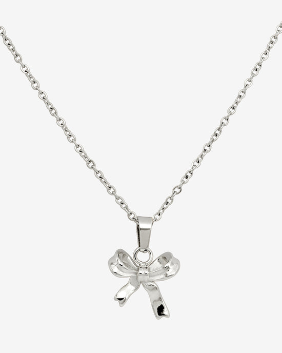 Pretty Ribbon Collana Argento