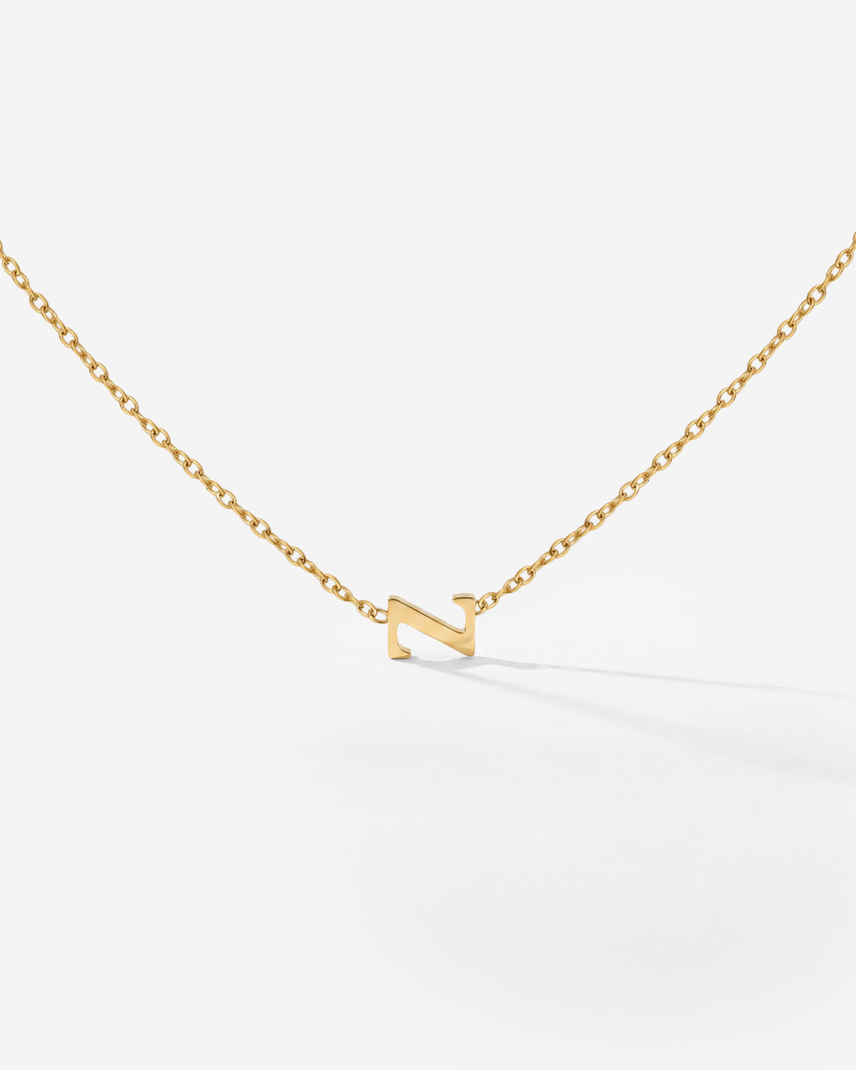Tiny Letter Necklace