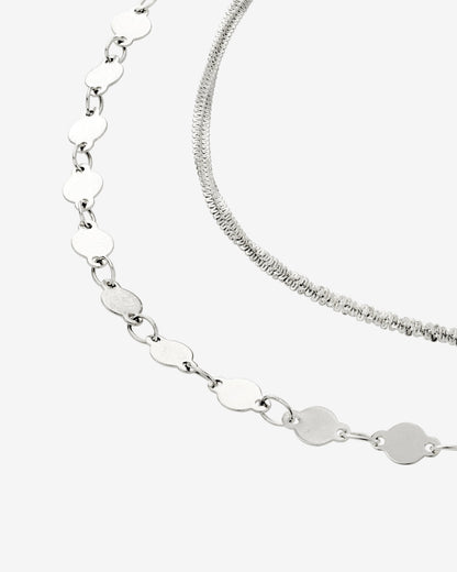 Timeless Ties Collana Argento