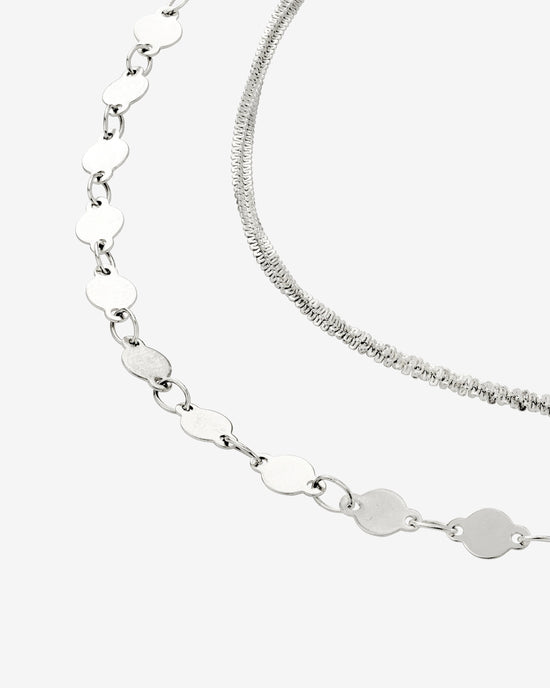 Timeless Ties Collana Argento