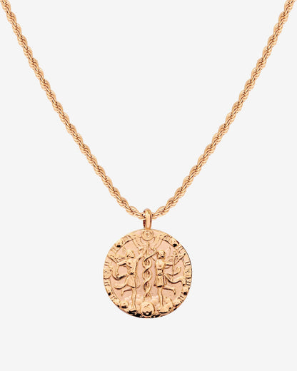 Zodiac Sign Collana Oro Rosa