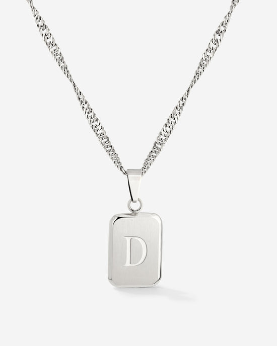 Letter Collana Argento