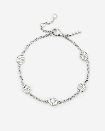 Boho Coin Bracciale Argento