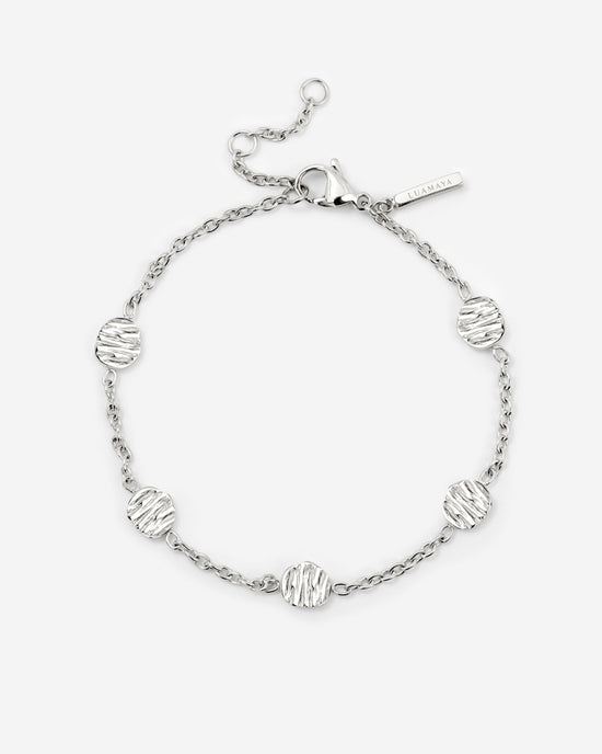 Boho Coin Bracciale Argento