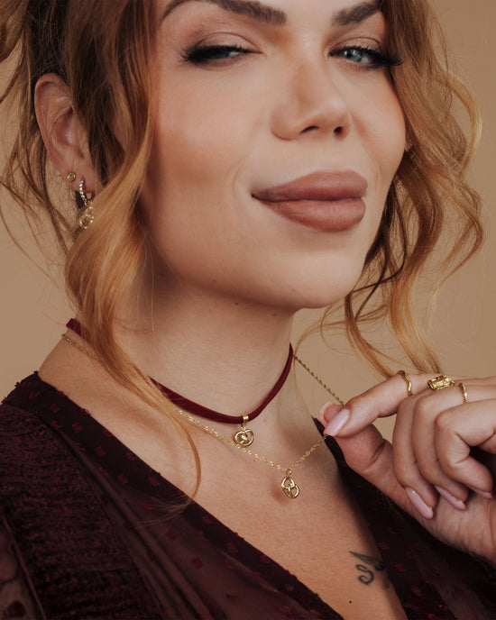 Bedazzle my Pretzel Collana Oro