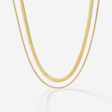 Snake Chain Double Collana Oro