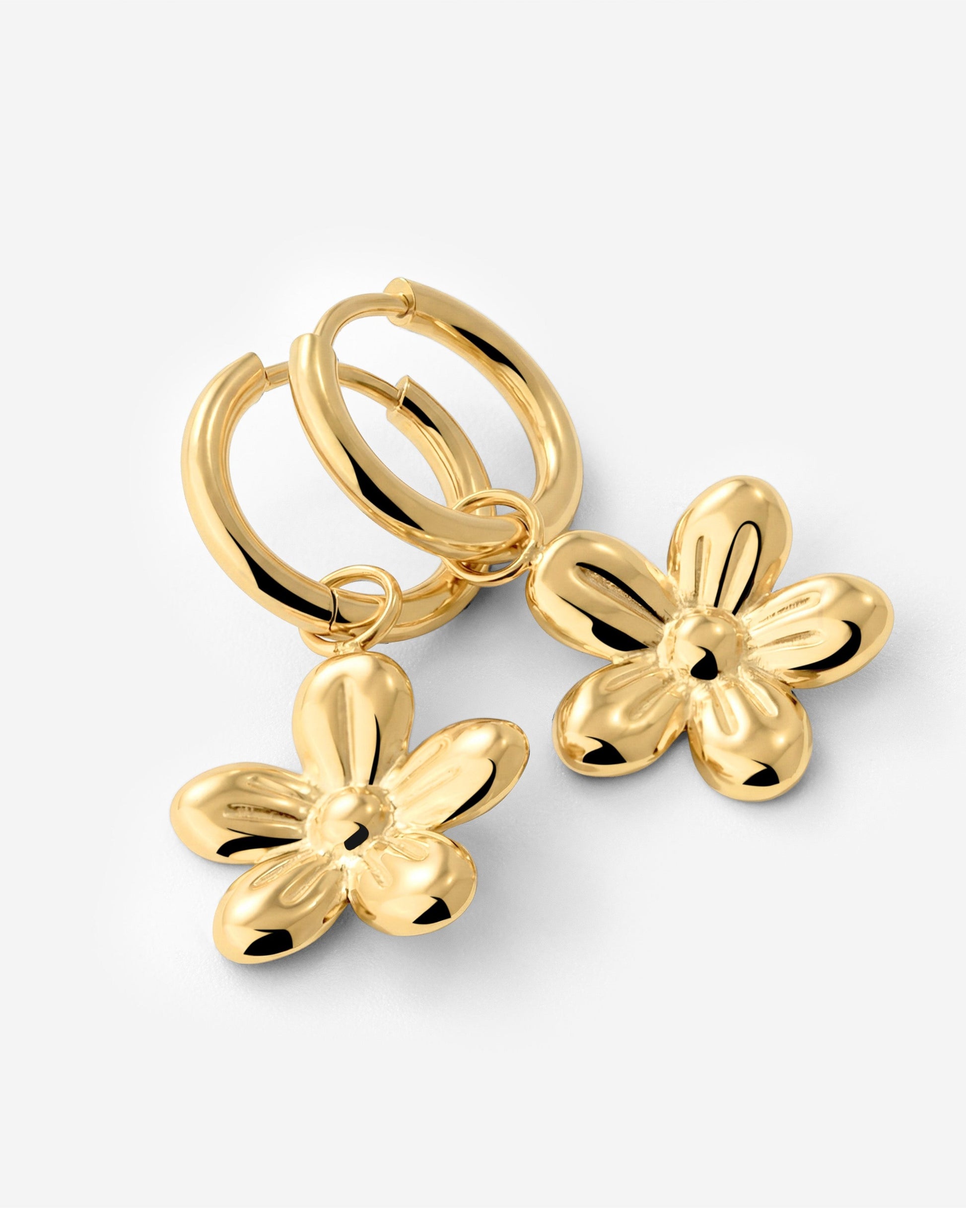 Blossom Hoop Set Small Oro