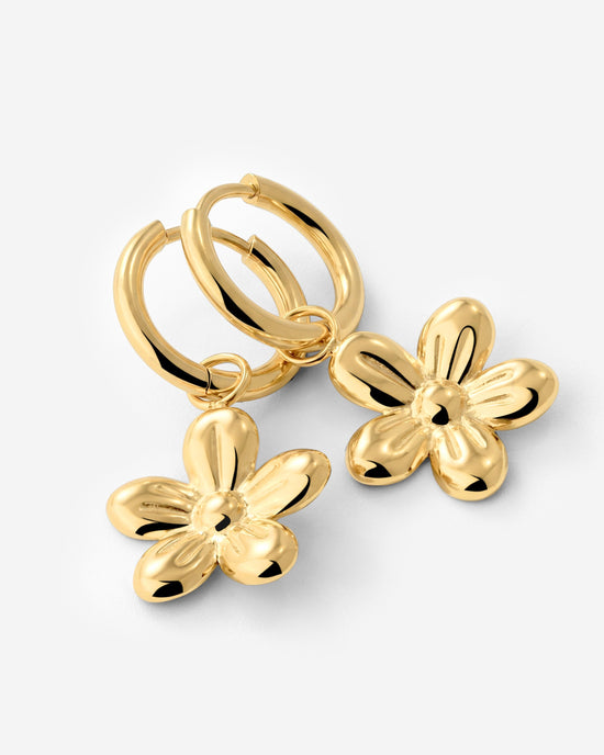 Blossom Hoop Set Small Oro