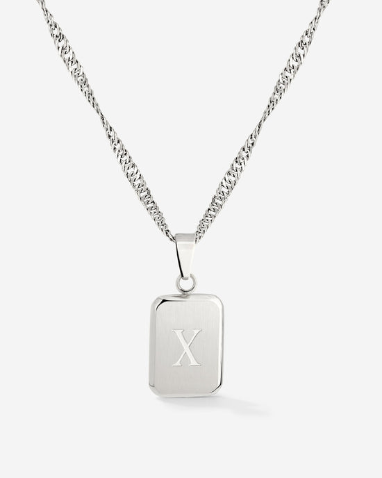 Letter Collana Argento