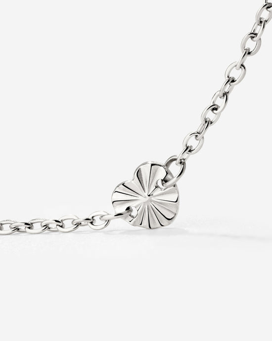 Glass Heart Bracciale Argento
