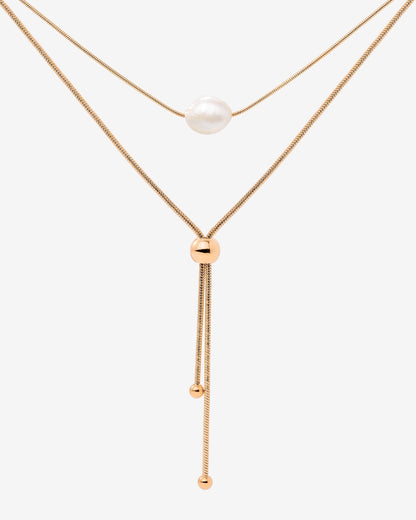 Minimalistic Elegance Necklace Bundle Oro Rosa