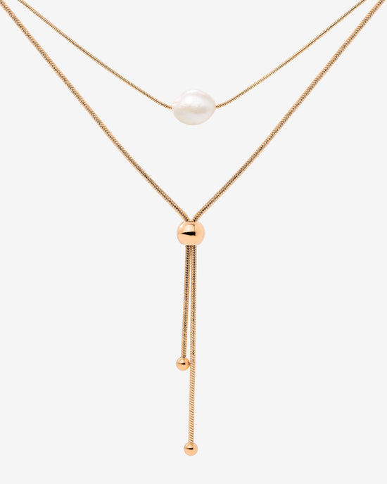 Minimalistic Elegance Necklace Bundle Oro Rosa