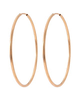 Super Maxi Hoops Oro Rosa