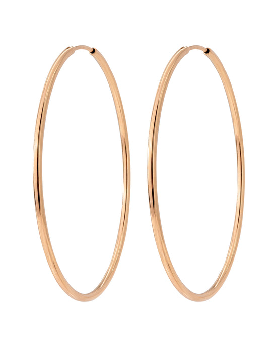 Super Maxi Hoops Oro Rosa