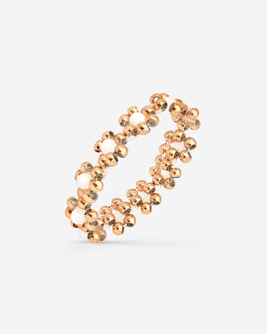 Flowery Anello Oro Rosa