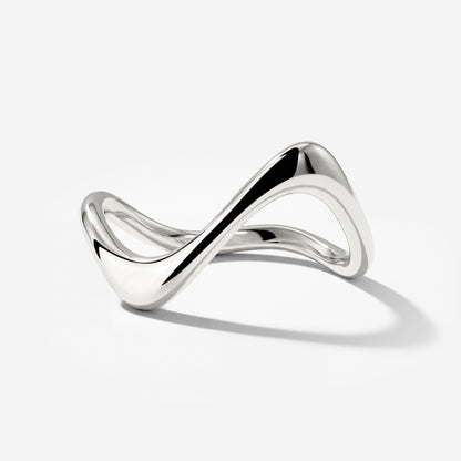 Tides Ring Silber