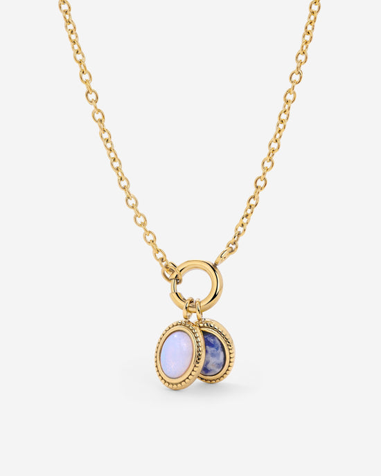 Classic Chain Charm Necklace Set
