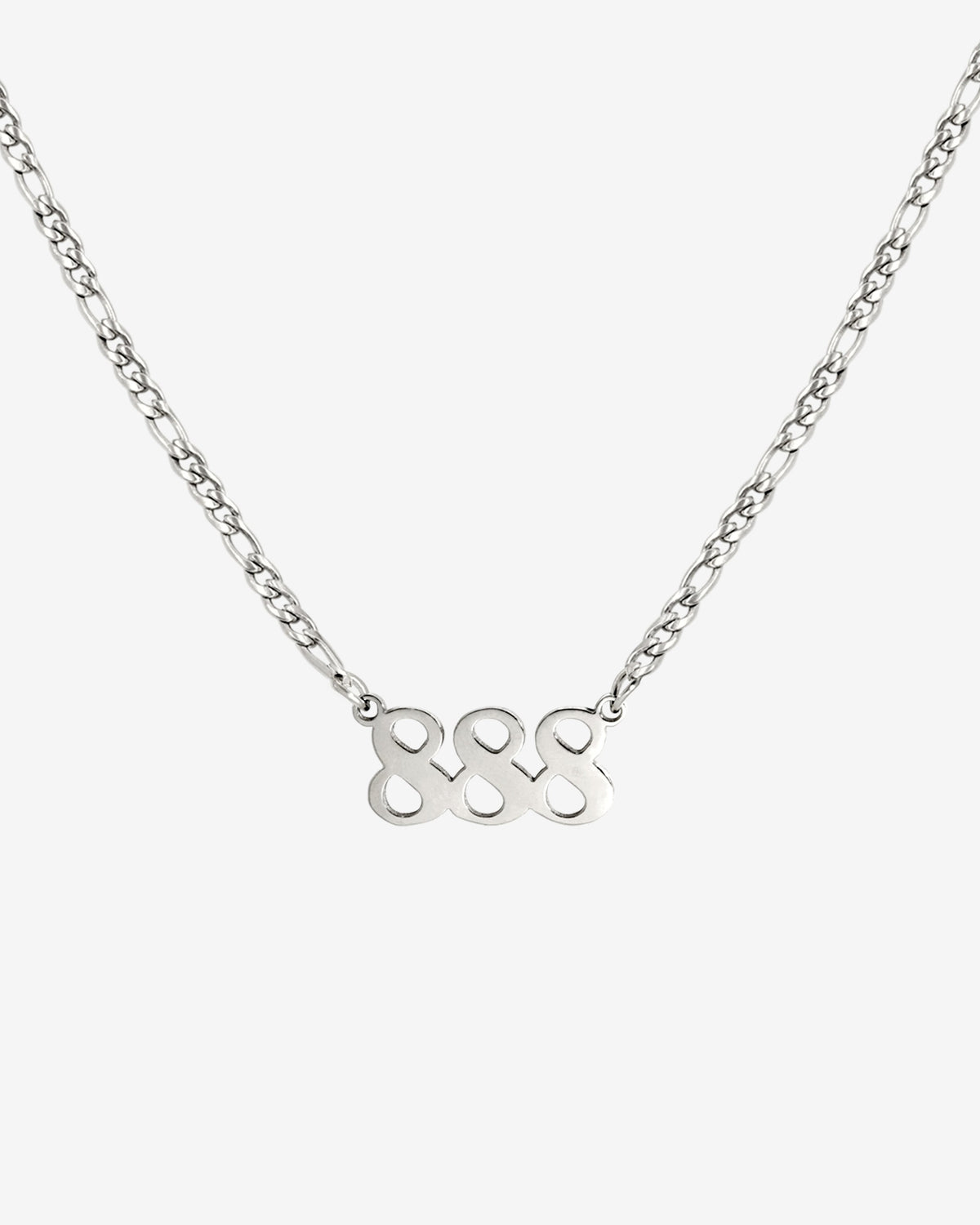 Angel Number Collana Argento 888