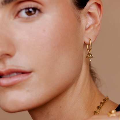 Oval Twisted Hoop Set Baby