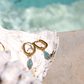 By the Pool Oval Paloma Hoop Set Baby Oro