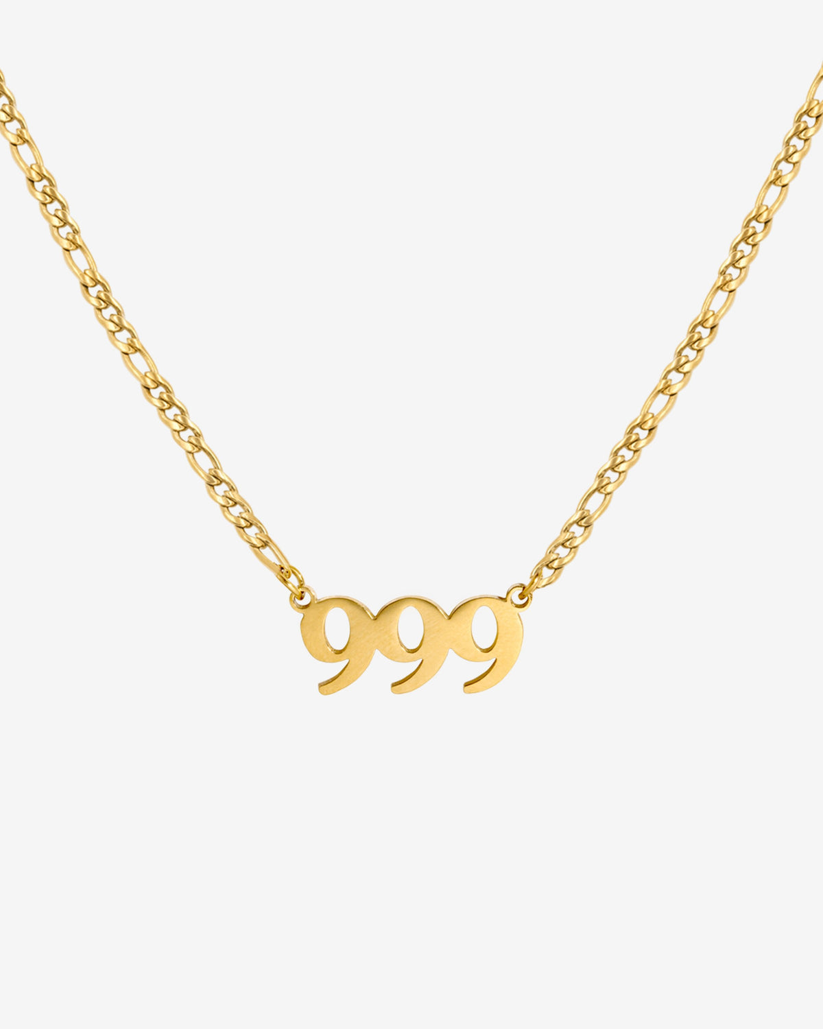Angel Number Collana Oro 999