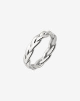 Braided Divine Anello Argento
