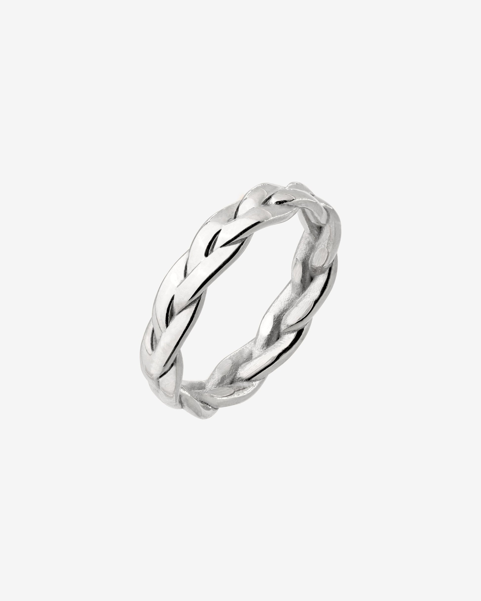 Braided Divine Anello Argento